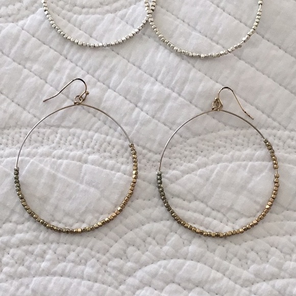 FOUR sets of dangle earrings. All EUC - Picture 3 of 5